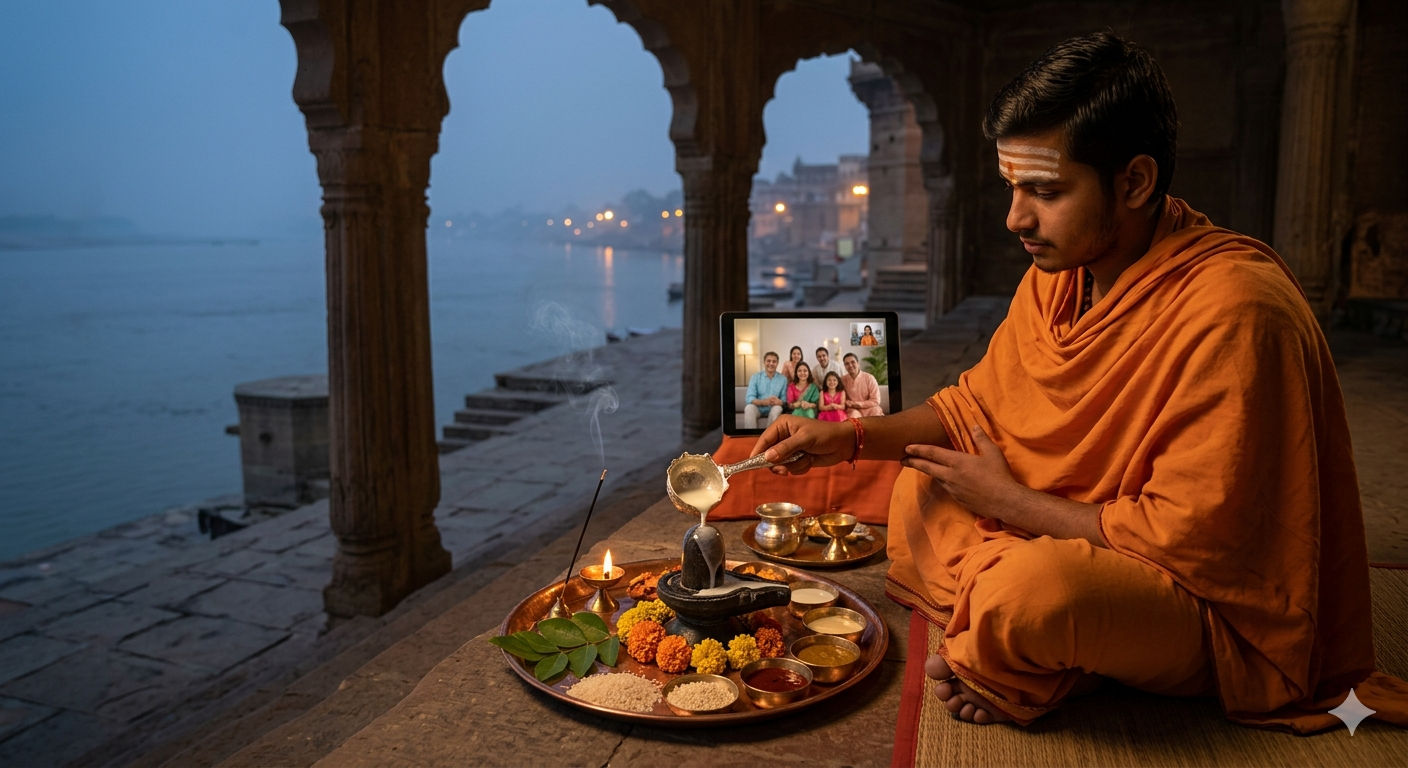 Beyond the Fire: The Metaphysical Science of Shodashopachara Puja in Kashi