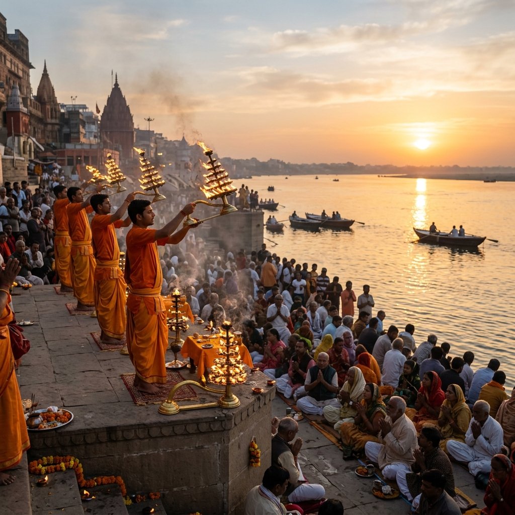 Morning Aarti Assi Ghat